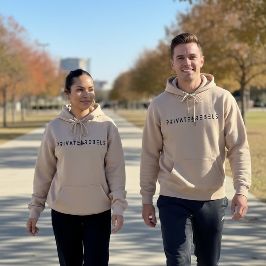 SS26 · Private hoodie sand